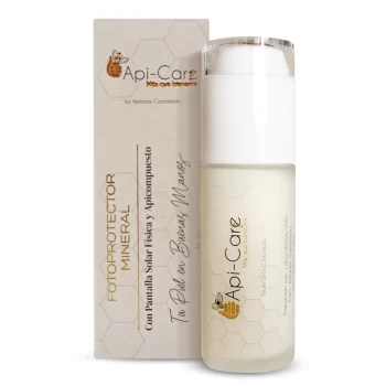 Fotoprotector mineral con apicompuesto