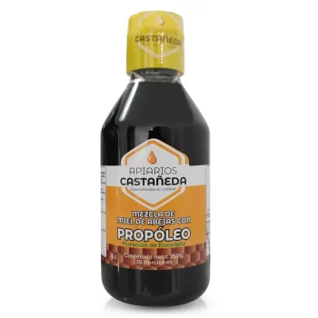 Mezcla de miel de abejas con propóleo floración de eucalipto 350g